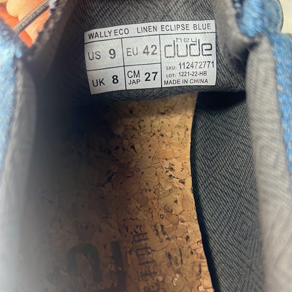 Man Hey Dude Wally Eco Eclipse Blue - Picture 7 of 7